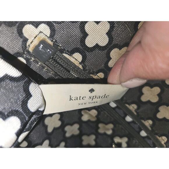 Kate Spade New York Beacon Court Jeanne Leather Gray Handbag Satchel 10x9 - Picture 15 of 15